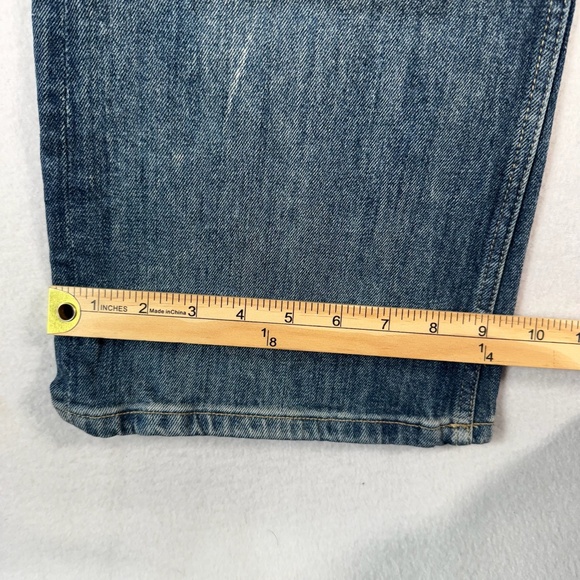 Bershka Jeans Womens 2 Blue Flare Mid Rise Medium Wash - Picture 9 of 10